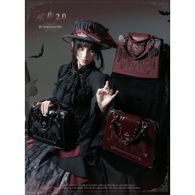 Tale Bringer The Sanguivorous Clan Matte PU and Patent PU Bag(Reservation/2 Colours/Full Payment Without Shipping)